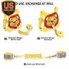 Toddlers Leash   Anti Lost Wrist Link Child Kids Safety Harness Kids Walking    