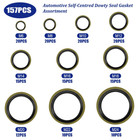 157pcs Automotive Self-centered Bonded Seal Dowty Washer Assortment Kit