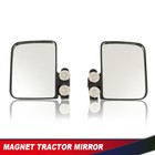 Pair Rated Magnet Tractor Side Mirror Lh   Rh 220lb Fit For Kubota John Deere 
