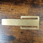 Bellcore Tec Gold Colored Bookmark 3 5 