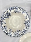 Johnson Brothers Devon Cottage Pasta Bowls Set Of 10 Blue White Floral 8 75 