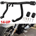 Flat-out Front Engine Guard Crash Bar For Harley Touring Road Street Gilde 2014 