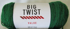 Big Twist Value Yarn Varsity Green - 380 Yards - 6 Ounces -  4 Worsted Weight