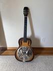 1930s Dobro Model 25 Resonator Guitar Sunburst     Patent  1 896 484 W  Case