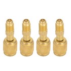 Hvac R32 Reverse Thread 1 4    Female 1 4    Male Adapter For A2l R454b r32 Tanks 4x
