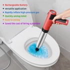 Electric Toilet Plunger Hair Drain Clog Remover high Pressure Air Toilet Plunger