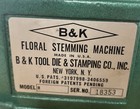 B   K Floral Stemming  Machine Model H W  Weight And Picks