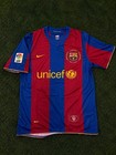 Rafa M  rquez  4 Barcelona Home Jersey Lfp Patch Size M