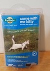 Petsafe Come With Me Kitty Cat Harness And Bungee Leash Black  silver  Small