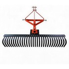 5 Ft Landscape Rake For Cat 1 2 Tractors  60  3 Point Rock Rake With 30 Tines