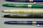 Vintage Lot Of 10 Promotional Ballpoint Pens   Writing Instruments Collectible