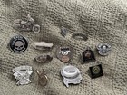 Lot Of  13 Vintage Harley Davidson Pins  Kaui  Harley Owners Group  More
