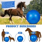2 Pcs 40 Inch Horse Ball For Play Large Horse Big Equine Herding Anti Burst D   