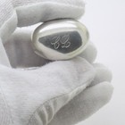 Vintage Italian 800 Silver Pill Box Engraved Cl Continental Snuff Trinket Box