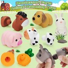 V-opitos 10 Pack Farm Animal Matching Toys  Montessori Gifts For 1-3 Medium 