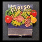 Full Book Feature Matchbook Caruso   Sons Fruit   Vegetable Distributor Cincinna