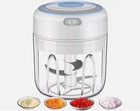 Electric Mini Food Processor Garlic Chopper Onion Grinder Cutter Vegetable White