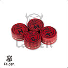 Caiden Warrior Red Playing Tip Super Soft Ss 10 Layer Prem Leather New Ship Free