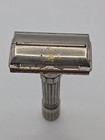 Vintage Gillette Fat Boy Adjustable 1-9 Razor D4 Double Edge As Is