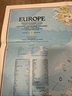 Vintage National Geographic Map - Europe 1983  Large  Folded  30   x43   