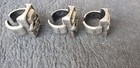Lot Of 3 The Phantom Skull Ring Movie Promo Ring 1996 Metal Ring