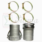 Sigma 6  In X 300  Feet Garden Pvc Lay Flat Discharge Water Pump Hose   Camlocks