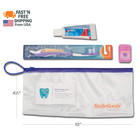 Smilegoods Child Dental Care Kit With Toothbrush  Toothpaste  And Floss  72 Pack