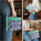 Bible Cover Case For Women Pu Leather Woman Book Carrying Bag Bible Study Sipple