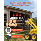 Uimoso Pallet Fork Frame Attachment With 48-inch Skid Steer Forks  4000 Lbs