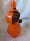 Vintage  Orange Puddin Head Shake-a-puddin Clown - 1960   s - Excellent Condition