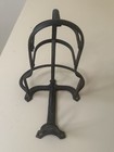Antique Horse Cast Iron Wall Mounted Bridle Tack Rack Hook Rest Marked K 3095