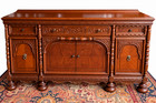 20th Century Renaissance Revival Style Carved Walnut Sideboard