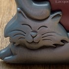 Cute Cat Silver Colored Picture Frame 2 5   x3   