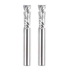 2pcs Compression Milling Cutter Woodwork Up down Cut Two Flute Spiral Router Bit