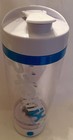 Promixx Vortex Mixer Bottle Battery Powered 22 Ounce Clear Blue White No Box