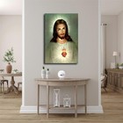 Sacred Heart Of Jesus Christ Poster Print Canvas Painting Wall Art For Living 