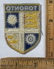 Vintage Toronto Coat Of Arms Iron On Patch Travel Souvenir Ontario Canada