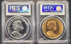 2010 British Virgin Islands Silver   Bronze Elgin Marbles Coins Pcgs Gem Bu