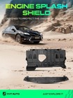 Front And Rear Engine Splash Shield For Mazda 3 3 Sport 2010-2013 2 0l 2 3l 2 5l