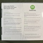 Motorola 24x8 Cable Modem Plus Ac1900 Wifi Router  