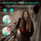 140db Personal Safety Alarm For Women  6 Pack Safe Alarm Protection Keychain Wit