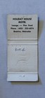 Best Western Holiday House Motel Beatrice Nebraska Vintage Matchbook Cover 2