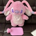 Disney Stitch Angel Lotso Plush Hand Warm Bottle Portable Kids Girls Boys Gift