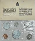 1964 Canada Silver Uncirculated 6-coin Set Rcm With Coa 80  Silver Dollar