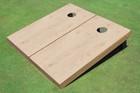 Unfinished Cornhole Boards With A Polyurethane Sealant On Top