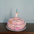 Melissa   Doug Triple Layer Wooden Cake Play Set