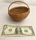 Rare Small Pa Antique Splint Basket 