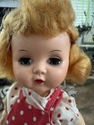 Vintage Plastic Doll Blond And Outfits