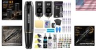 Wormhole Wireless Tattoo Gun Kit With Dual 1800mah Batteries For Precision Work