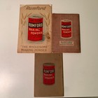 Lot Of 3 Antique Rumford Baking Powder Recipe Booklets Cookbooks Early 1900s